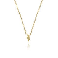 14K MINI LIGHT DIAMOND STONE NECKLACE