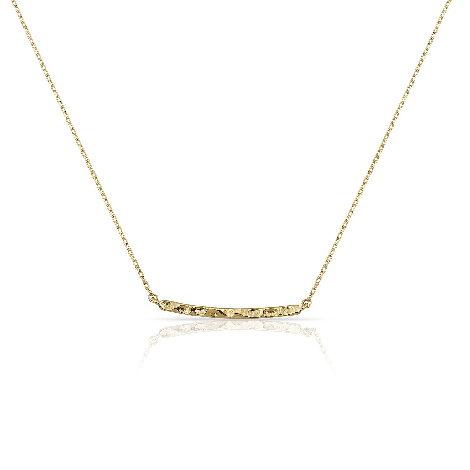 14K BAR NECKLACE