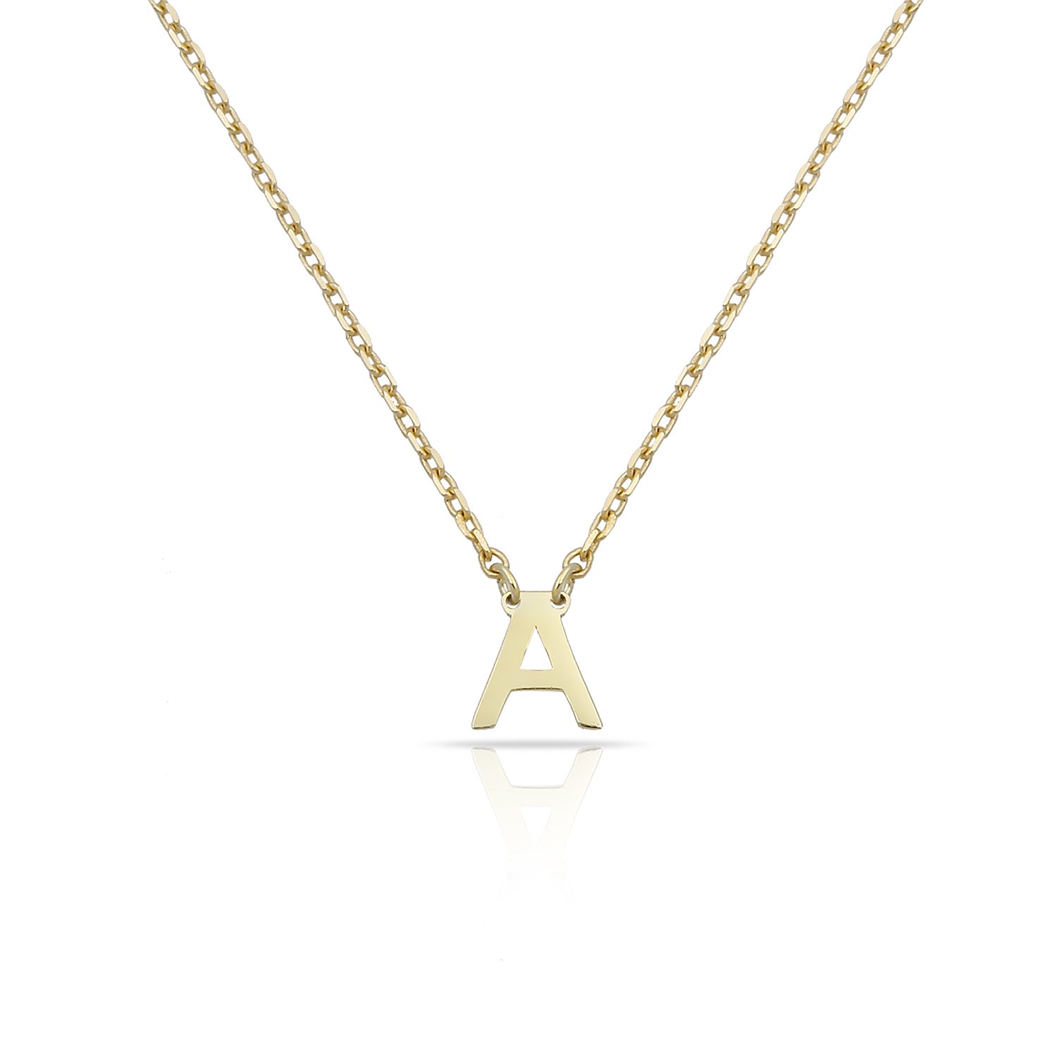14K INITIAL NECKLACE