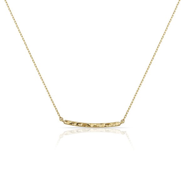 14K BAR NECKLACE 14K YELLOW GOLD