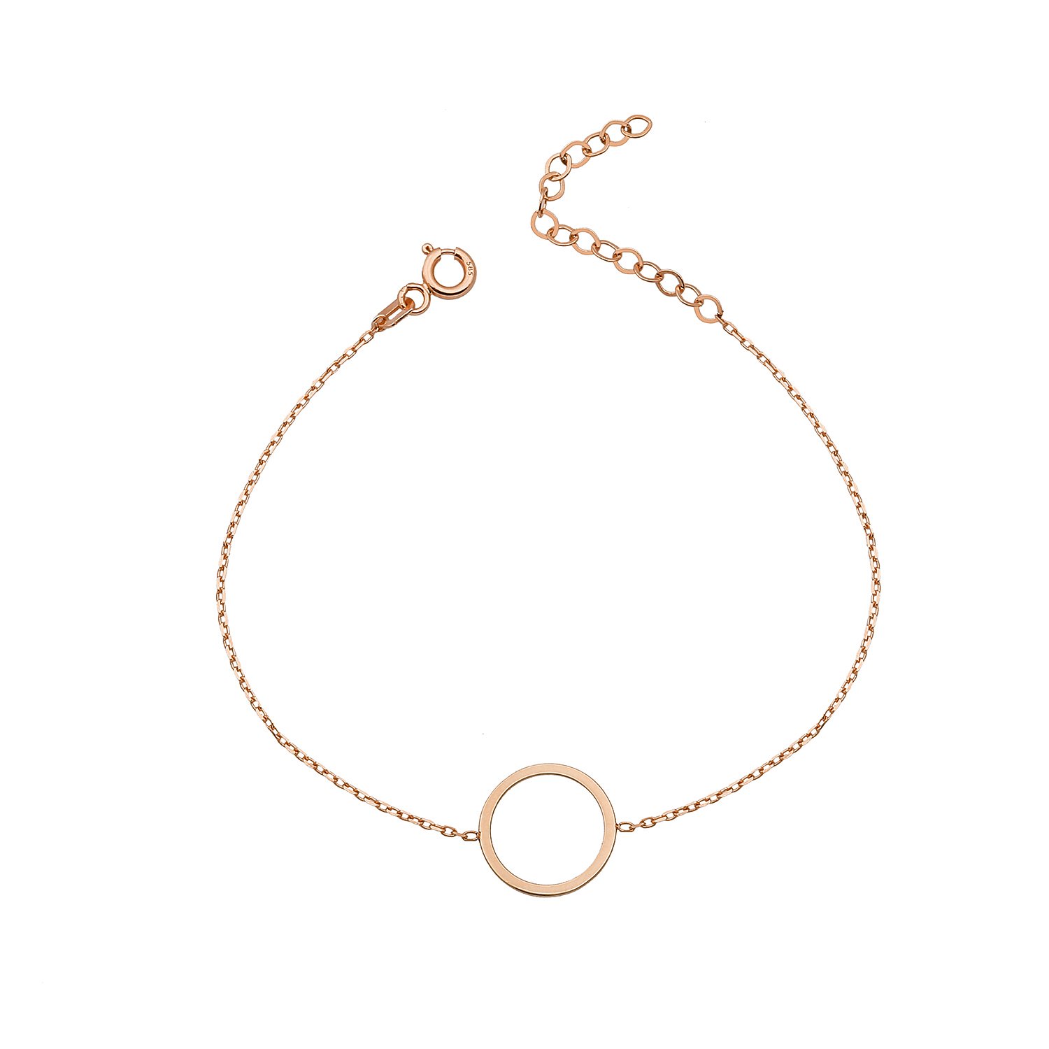 14K CIRCLE BRACELET 14K ROSE GOLD