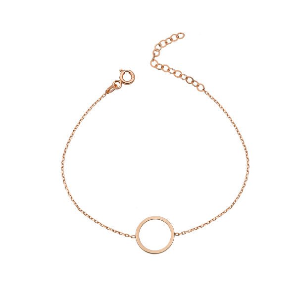 14K CIRCLE BRACELET 14K ROSE GOLD